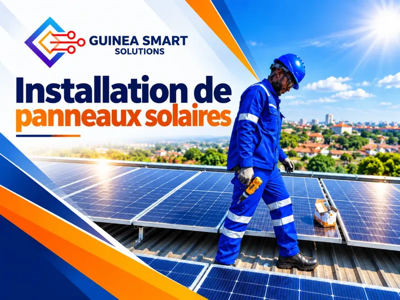 Installation de panneaux solaires